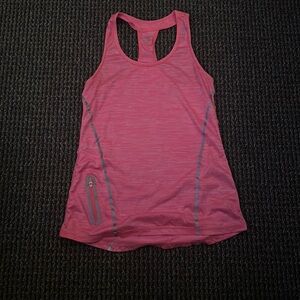Pink workout top